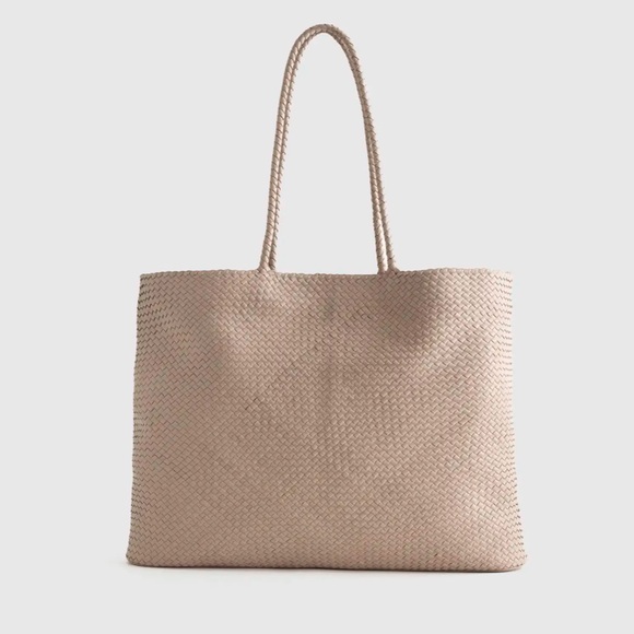 Quince Handbags - Quince Italian Leather Handwoven Large Tote